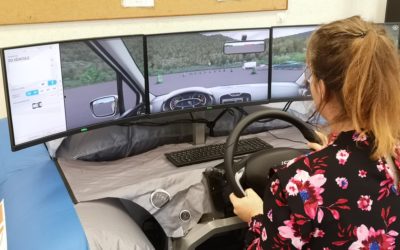 Simulation de conduite – étudiants de 2ème année