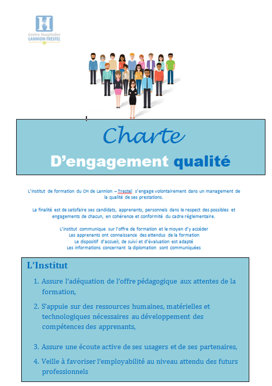 Charte d'engagement qualité