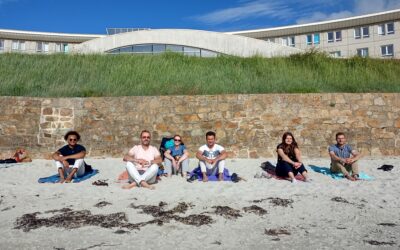 Séance de sophrologie à la plage
