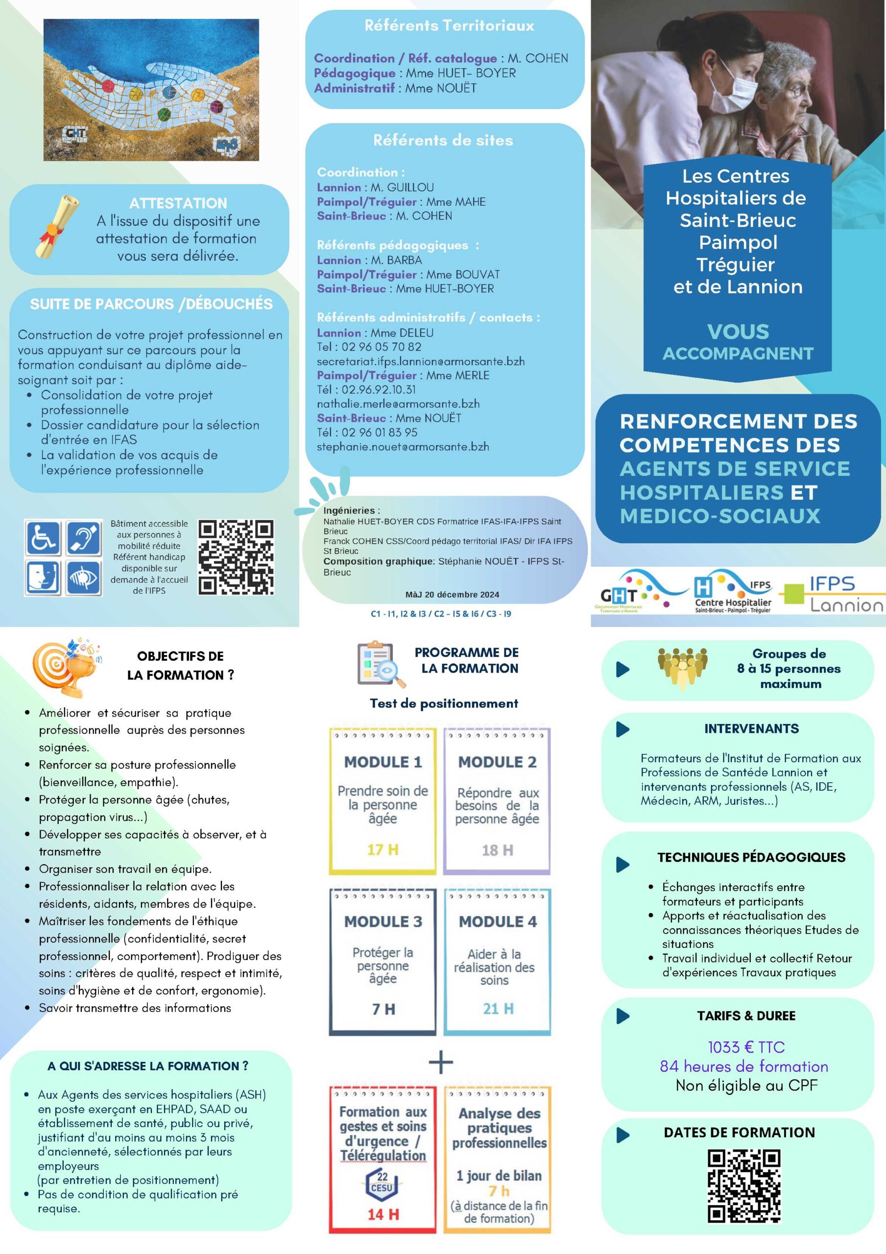 Renforcement des compétences – ASH 84h